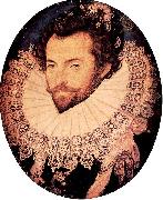 Nicholas Hilliard Portrait of Sir Walter Raleigh France oil painting artist